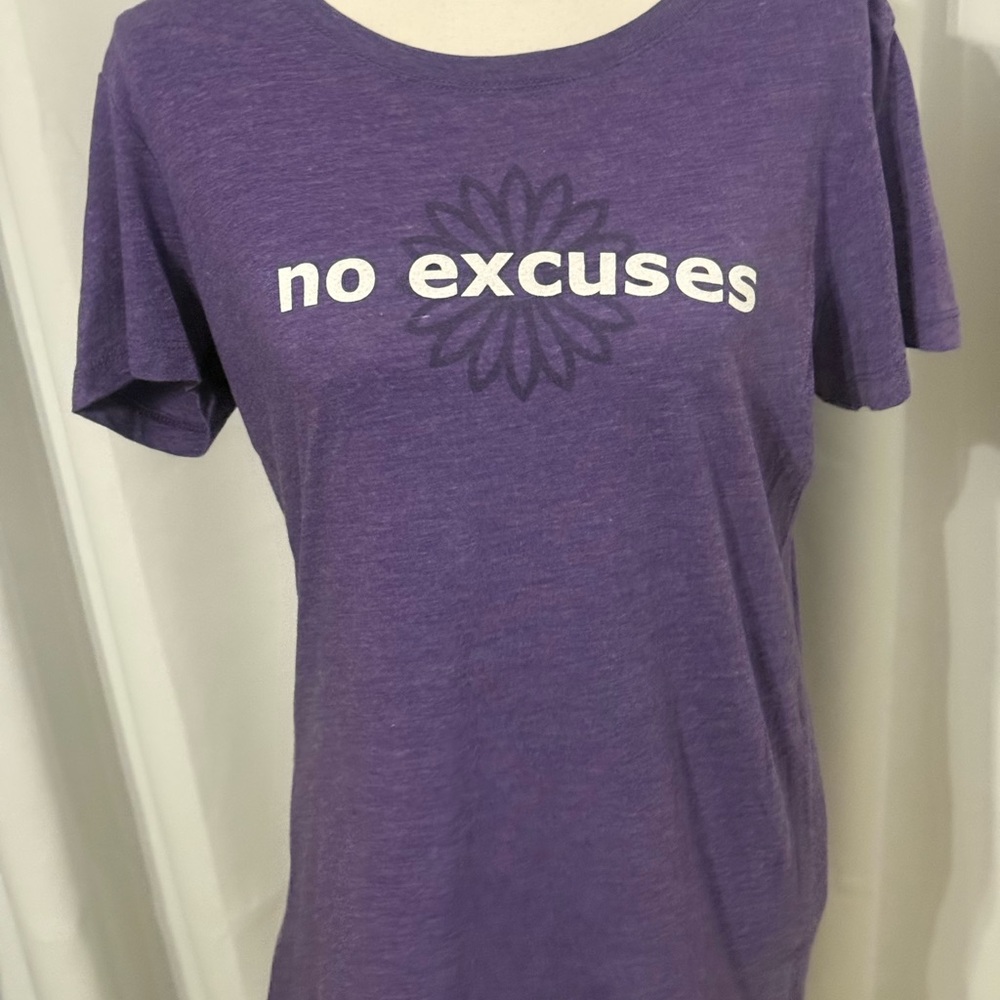 Next Level Apparel Heather Purple Short Sleeve Tee